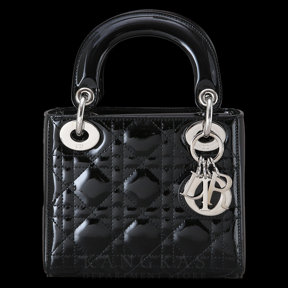 CHRISTIAN DIOR(USED)크리스찬디올 레이디디올 페이던트 미니 블랙